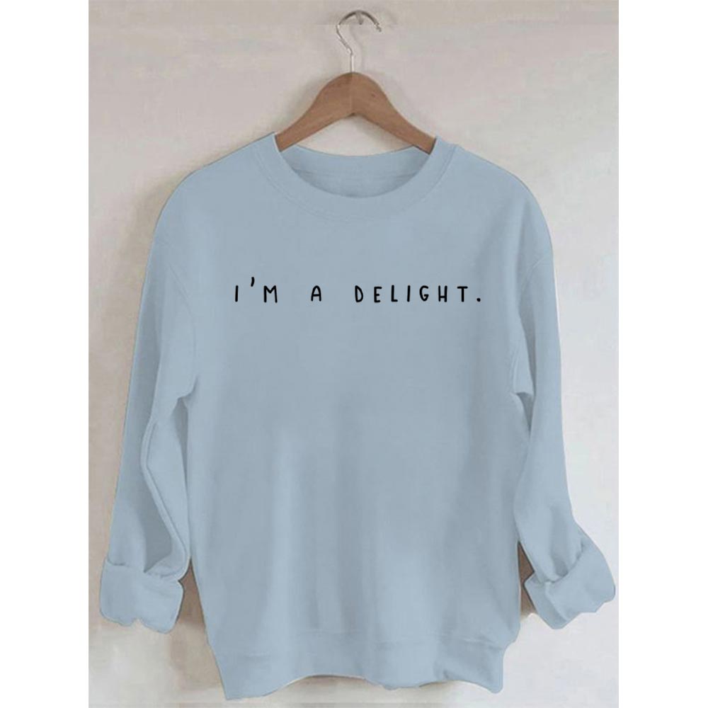 Sweat-shirt imprimé I'm A Delight
