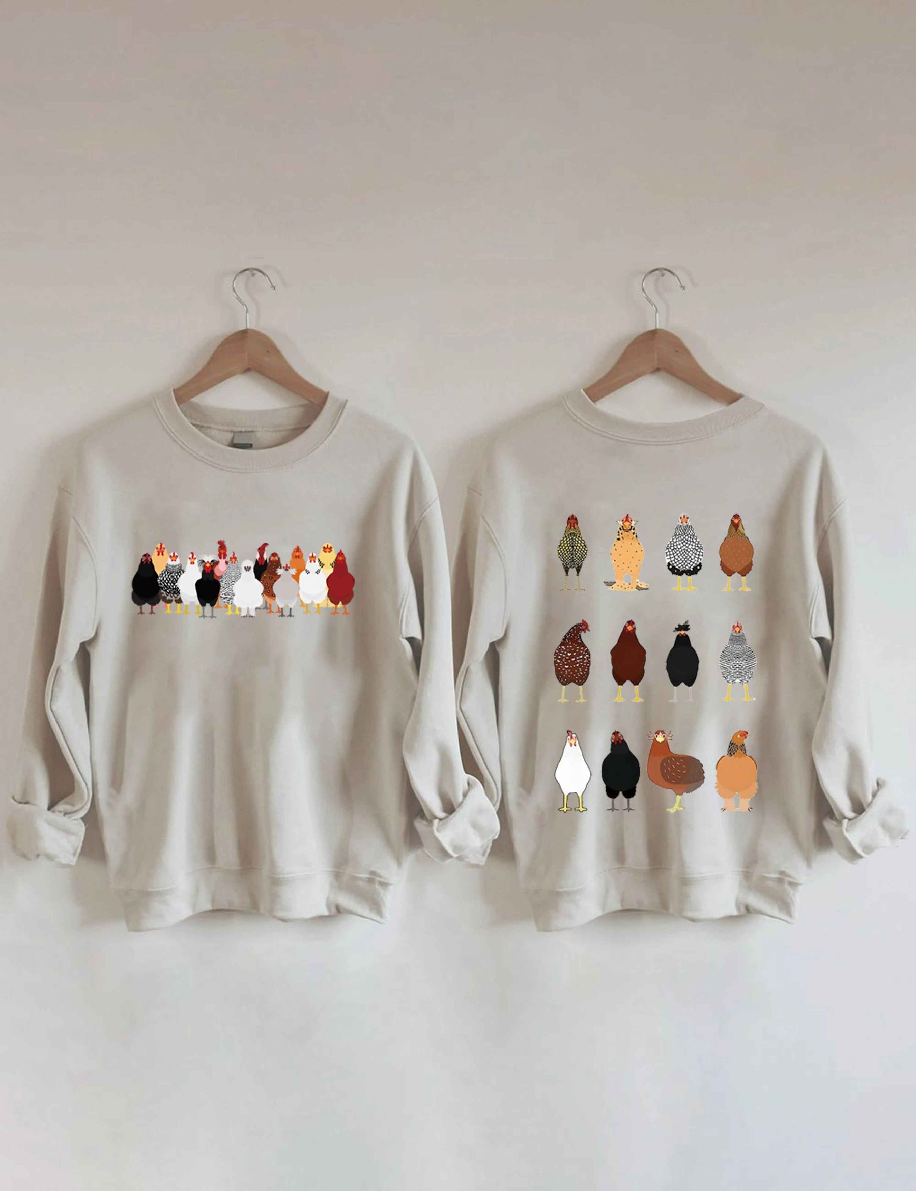 Liebe-Hühner-Sweatshirt 