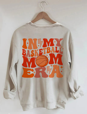 Sweat-shirt Dans mon ère de maman de basket-ball