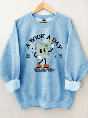 Ein Buch-ein-Tag-Sweatshirt