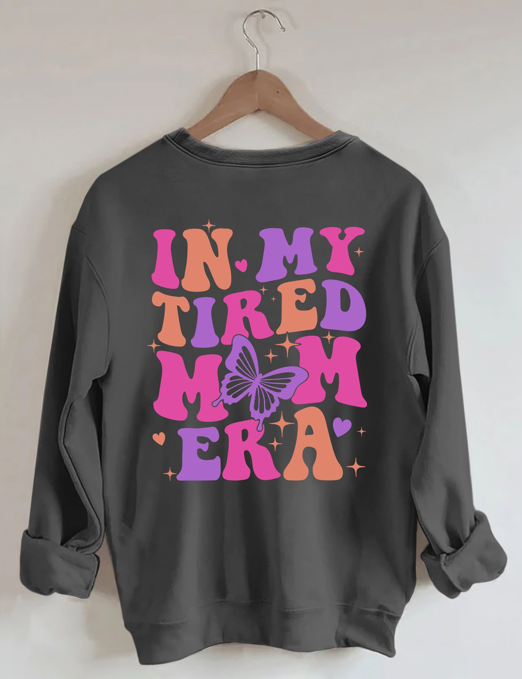 In meinem müden Mama-Ära-Sweatshirt