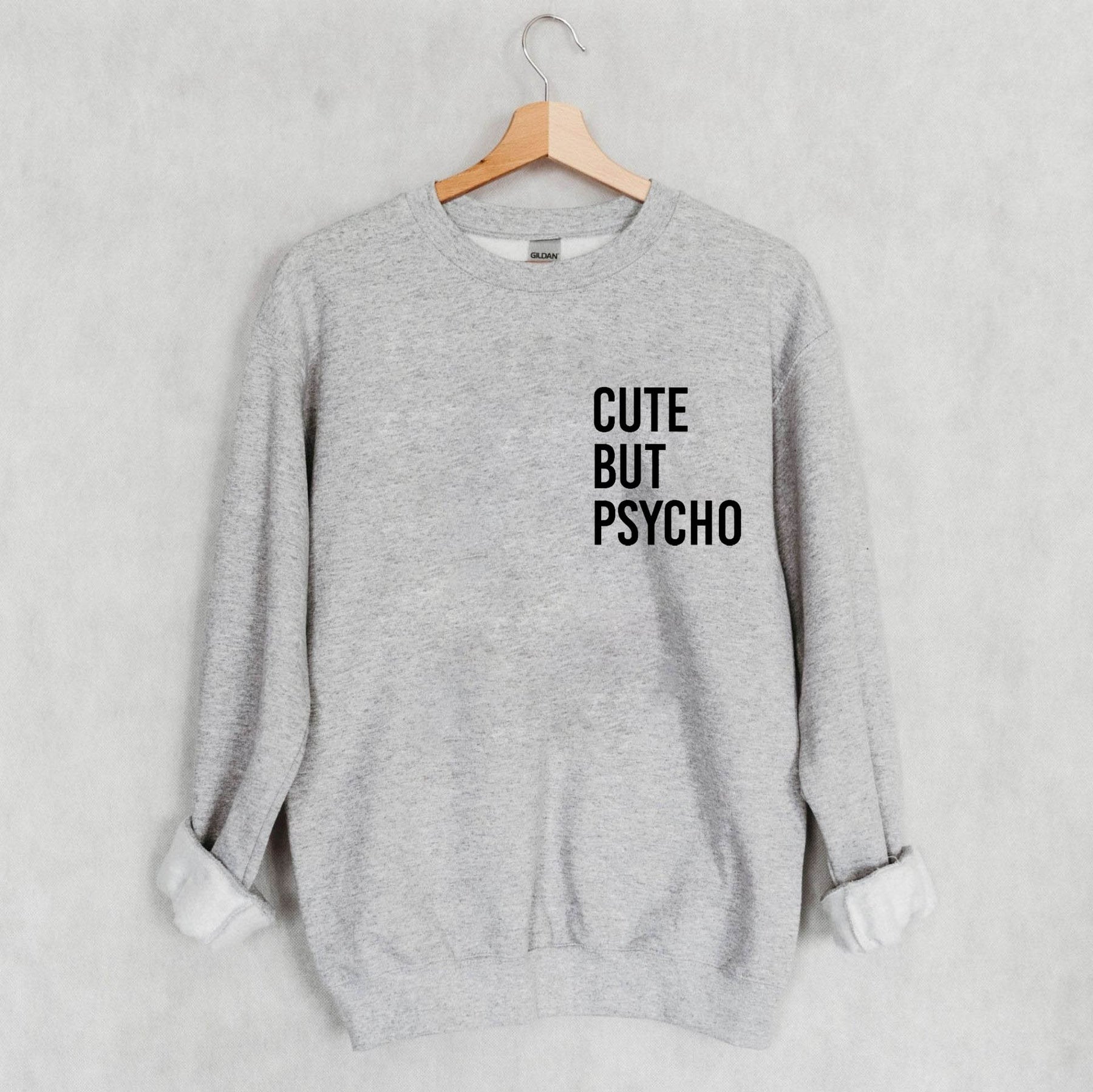Süßes aber psycho-Sweatshirt 