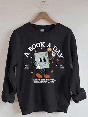 Ein Buch-ein-Tag-Sweatshirt