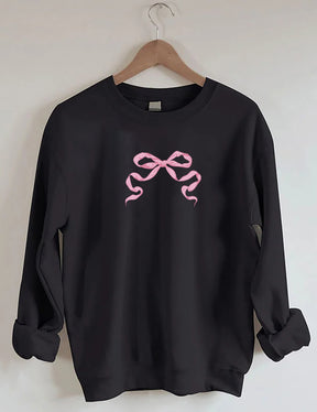 Pink Bow Cute Sweatshirt