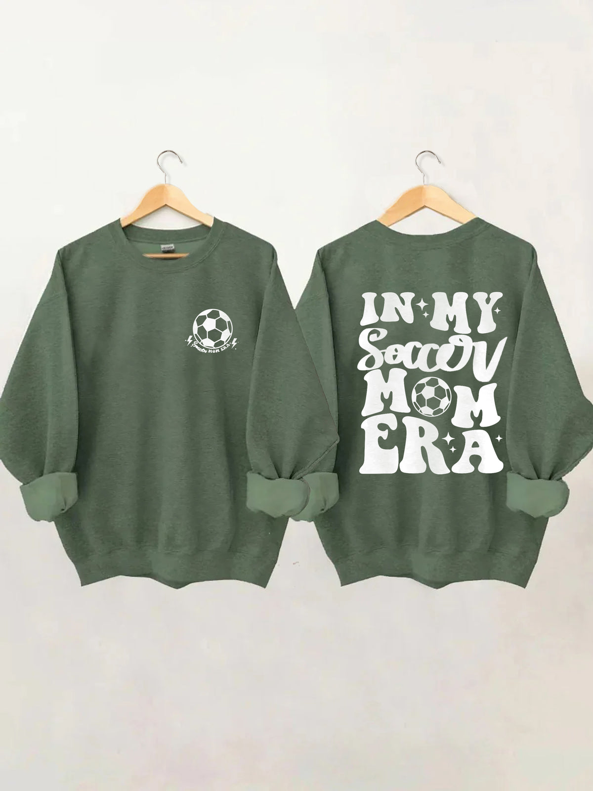Sweat-shirt Dans mon ère de maman de football
