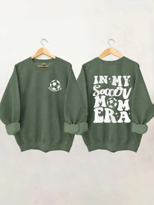 Sweat-shirt Dans mon ère de maman de football