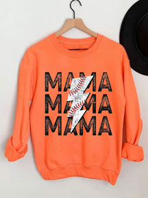 Sweat-shirt maman baseball