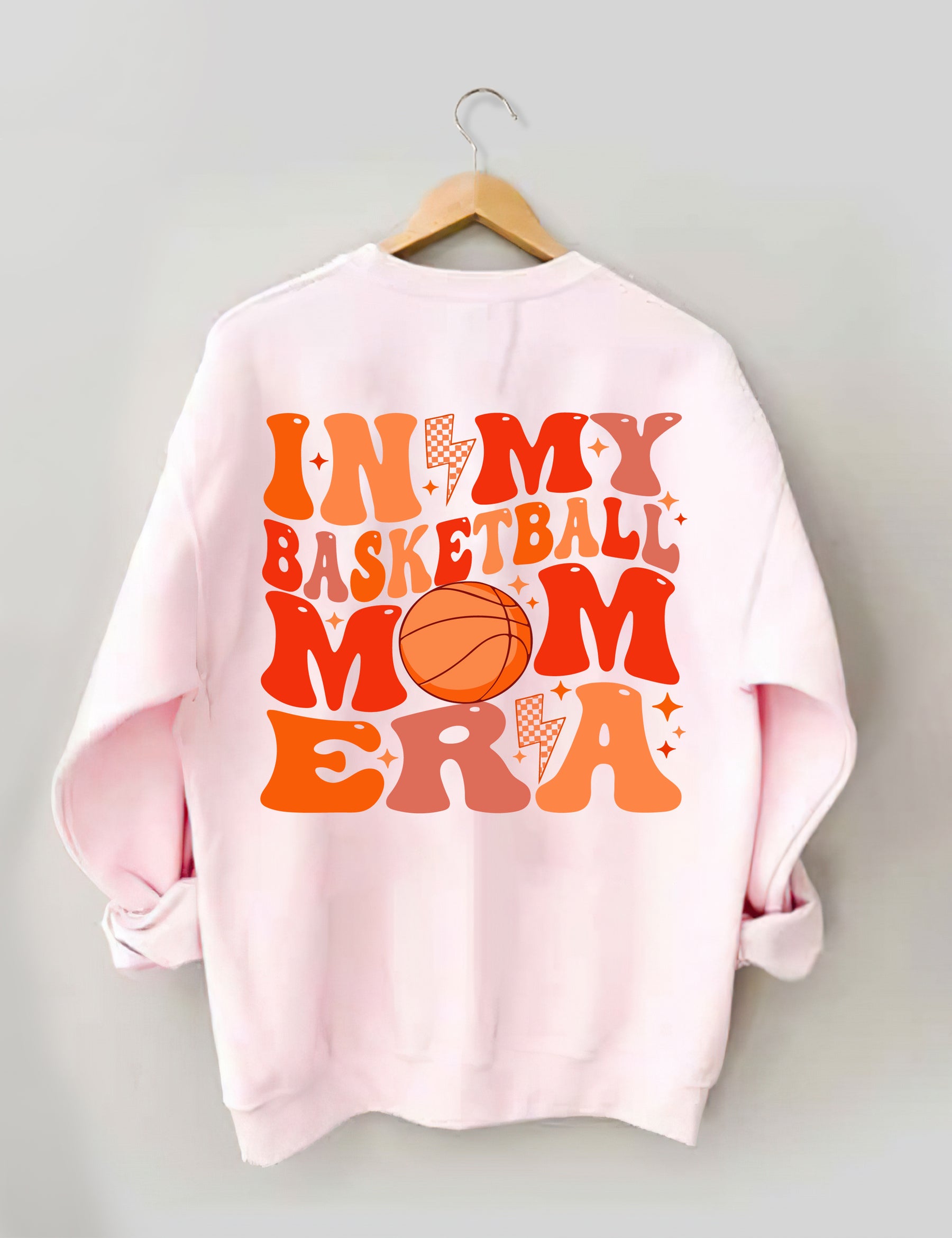 Sweat-shirt Dans mon ère de maman de basket-ball