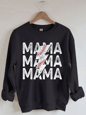 Sweat-shirt maman baseball