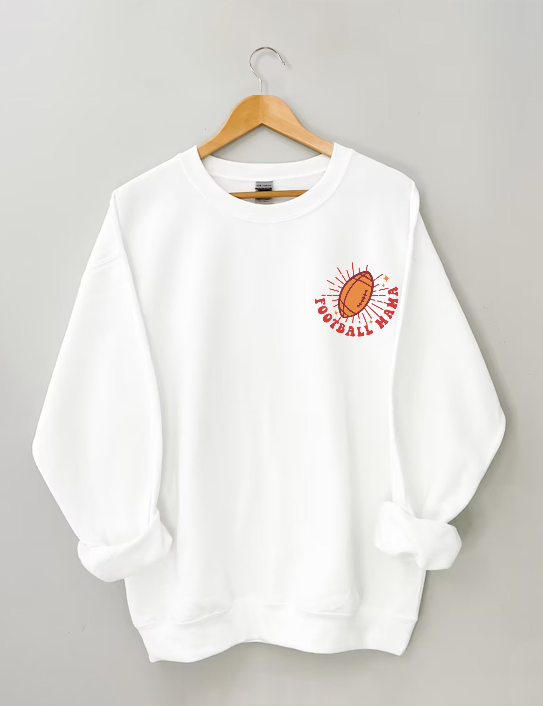 Dans mon sweat-shirt Football Mama Era