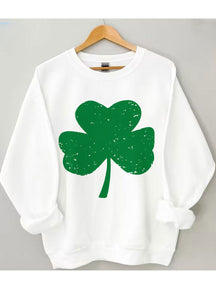 St. Patrick's Day Kleeblatt-Sweatshirt
