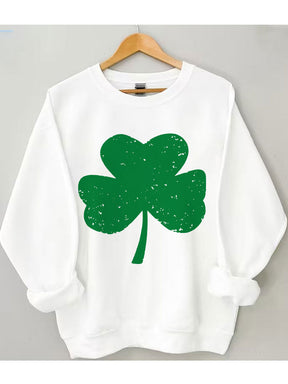 St. Patrick's Day Kleeblatt-Sweatshirt