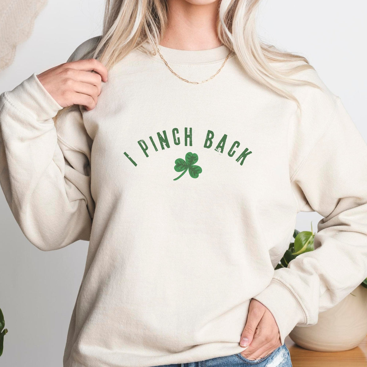 Lustiges St. Patrick's Day Rundhals-Sweatshirt