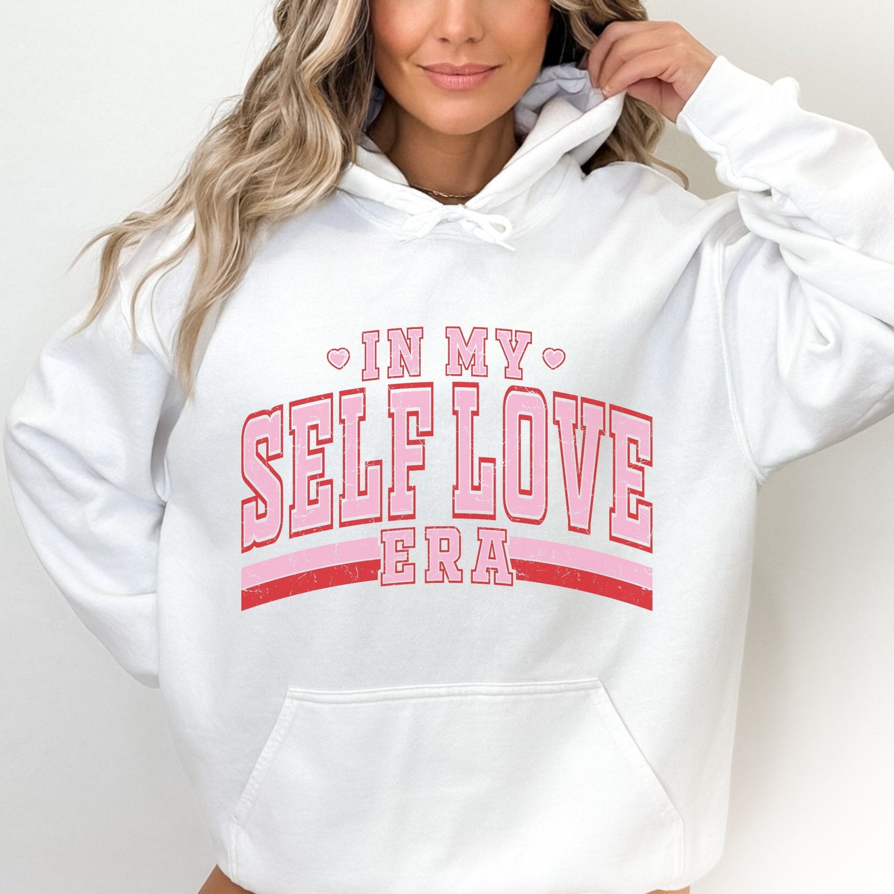Sweat à capuche graphique In My Self Era Valentines