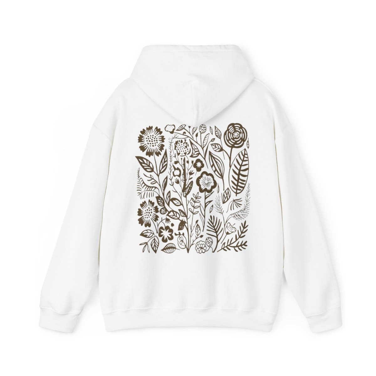 Natur-Wildblumen-Hoodie